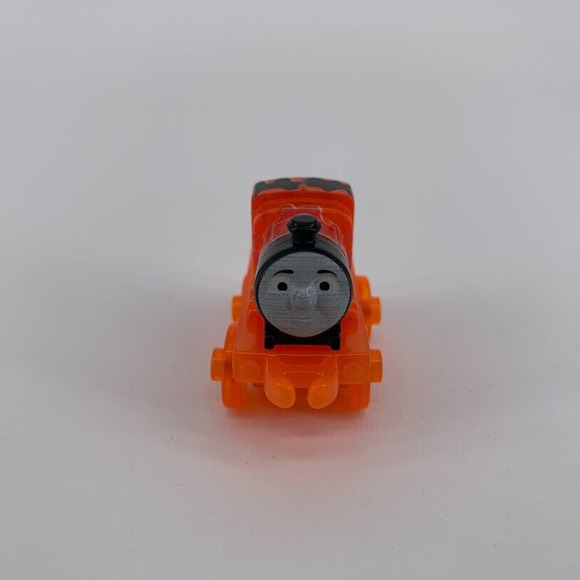 Thomas & Friends Mini Molten James from James Launcher Variation Orange Rare - Picture 2 of 6